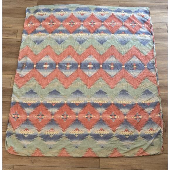 VTG Ralph Lauren Yellowstone Aztec Southwest Rio Grande Beacon Full Queen Duvet - Picture 1 of 16